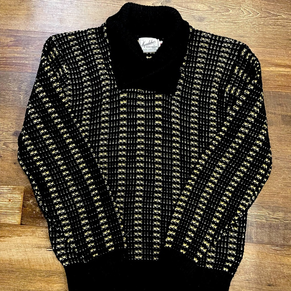 BERT CHARON!!  The Kandahar Sweater by Bert Charon - Size Medium - Vintage